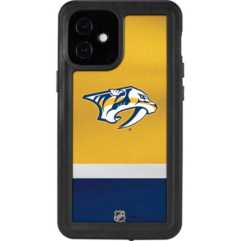 NHL Nashville Predators Alternate Jersey iPhone 12 Mini Waterproof Case