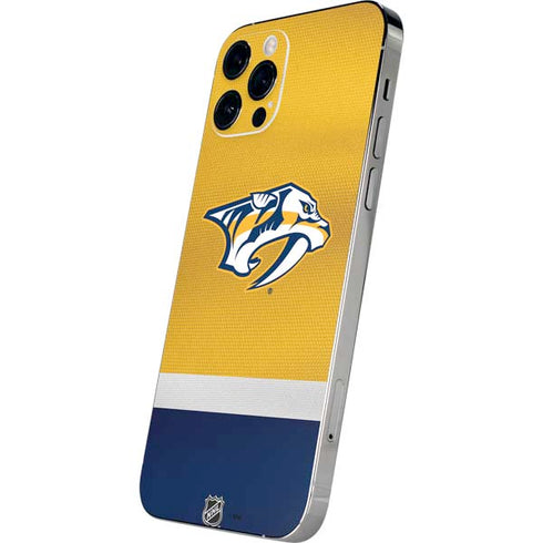 NHL Nashville Predators Alternate Jersey iPhone 12 Pro Skin