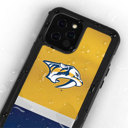 NHL Nashville Predators Alternate Jersey iPhone 12 Pro Waterproof Case