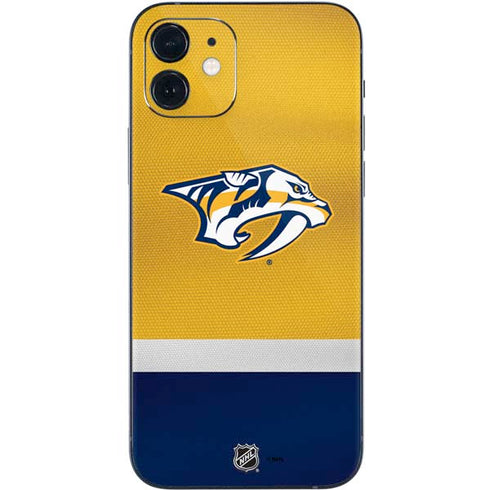 NHL Nashville Predators Alternate Jersey iPhone 12 Skin