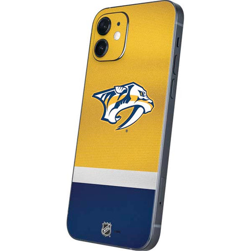 NHL Nashville Predators Alternate Jersey iPhone 12 Skin