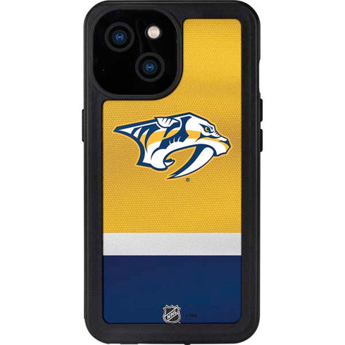 NHL Nashville Predators Alternate Jersey iPhone 13 Mini Waterproof Case