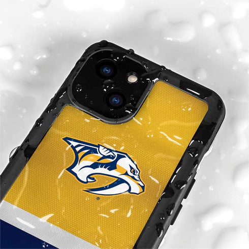 NHL Nashville Predators Alternate Jersey iPhone 13 Mini Waterproof Case