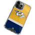 NHL Nashville Predators Alternate Jersey iPhone 13 Pro Clear Case