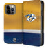 NHL Nashville Predators Alternate Jersey iPhone 13 Pro Max Folio Case