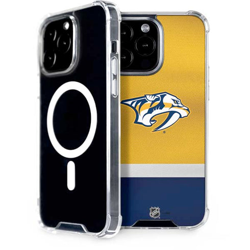 NHL Nashville Predators Alternate Jersey iPhone 13 Pro Max MagSafe Case