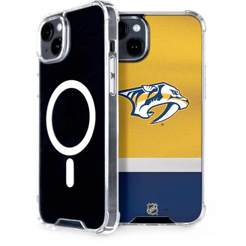 NHL Nashville Predators Alternate Jersey iPhone 15 Plus MagSafe Case