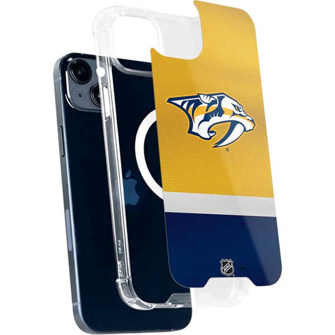 NHL Nashville Predators Alternate Jersey iPhone 15 Plus MagSafe Case