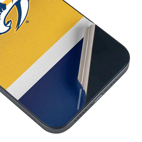 NHL Nashville Predators Alternate Jersey iPhone 15 Plus Skin