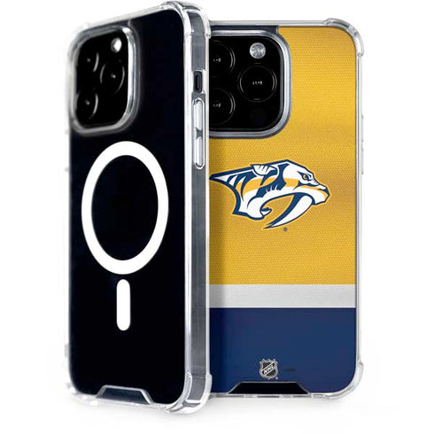 NHL Nashville Predators Alternate Jersey iPhone 15 Pro MagSafe Case