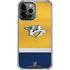 NHL Nashville Predators Alternate Jersey iPhone 14 Pro Max Clear Case