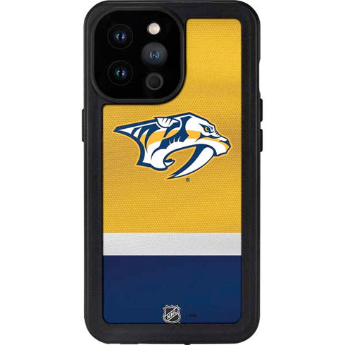 NHL Nashville Predators Alternate Jersey iPhone 14 Pro Max Waterproof Case