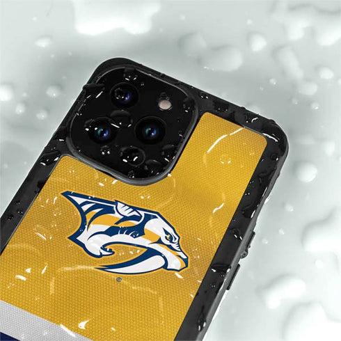 NHL Nashville Predators Alternate Jersey iPhone 14 Pro Max Waterproof Case