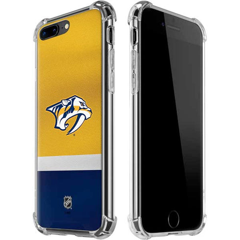 NHL Nashville Predators Alternate Jersey iPhone 7/8 Plus Clear Case