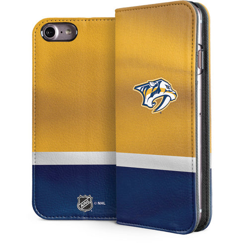 NHL Nashville Predators Alternate Jersey iPhone 7 Folio Case
