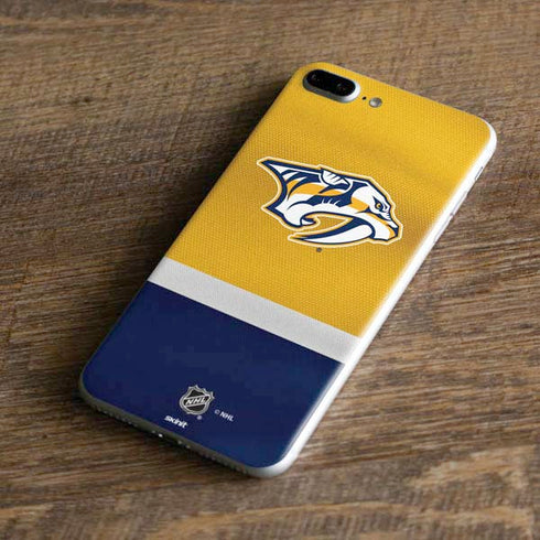 NHL Nashville Predators Alternate Jersey iPhone 8 Plus Skin