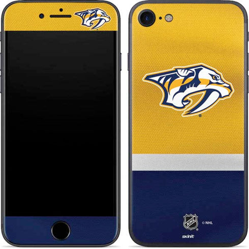 NHL Nashville Predators Alternate Jersey iPhone SE (2nd & 3rd Gen) Skin