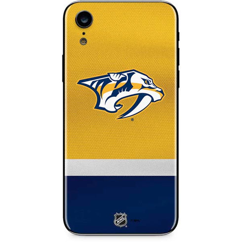 NHL Nashville Predators Alternate Jersey iPhone XR Skin