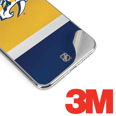 NHL Nashville Predators Alternate Jersey iPhone XS Max Skin