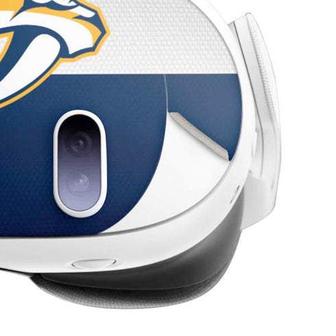 NHL Nashville Predators Alternate Jersey Meta Quest 3 Skin