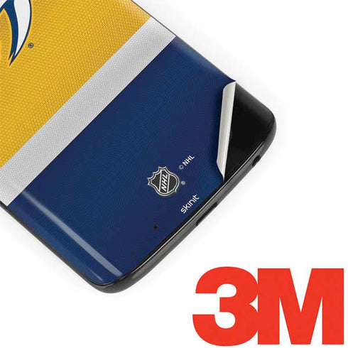 NHL Nashville Predators Alternate Jersey Moto G6 Skin