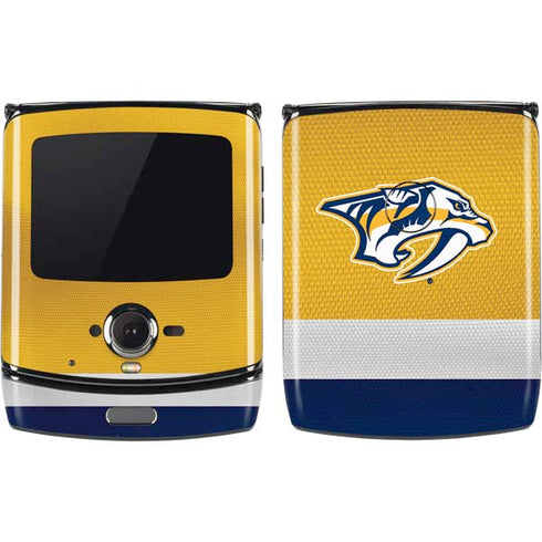 NHL Nashville Predators Alternate Jersey Motorola RAZR Skin
