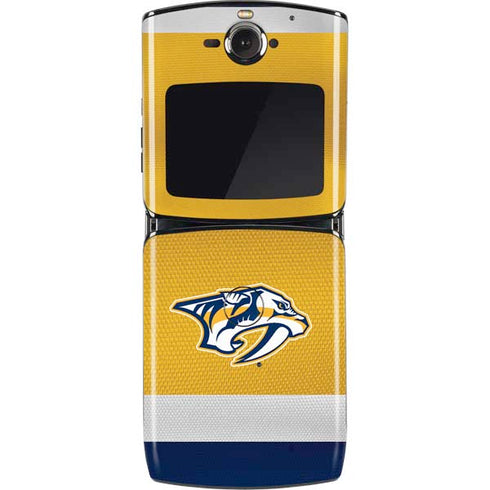 NHL Nashville Predators Alternate Jersey Motorola RAZR Skin