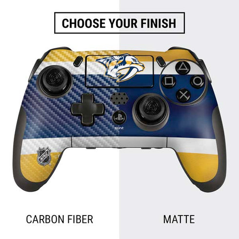 NHL Nashville Predators Alternate Jersey PlayStation Scuf Vantage 2 Controller Skin