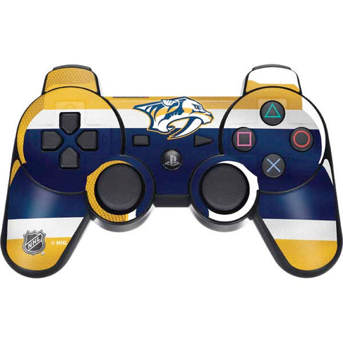 NHL Nashville Predators Alternate Jersey PS3 Dual Shock wireless controller Skin
