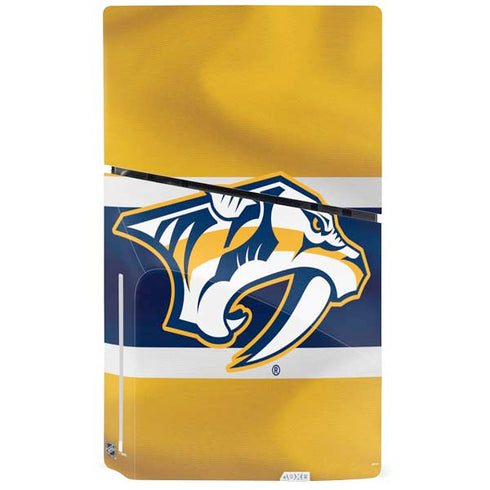NHL Nashville Predators Alternate Jersey PS5 Slim Disk Console Skin