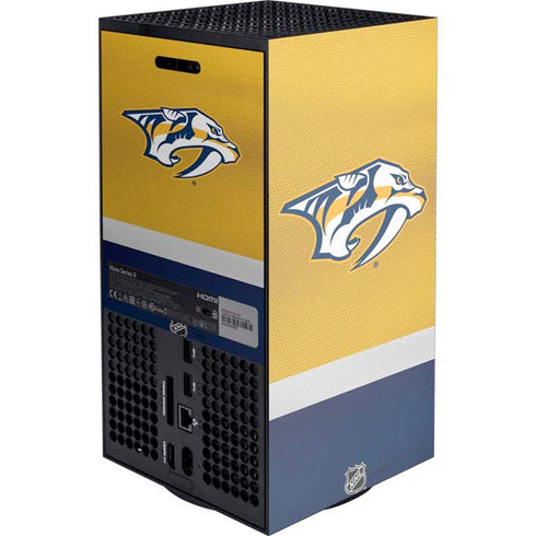 NHL Nashville Predators Alternate Jersey Xbox Series X Console Skin