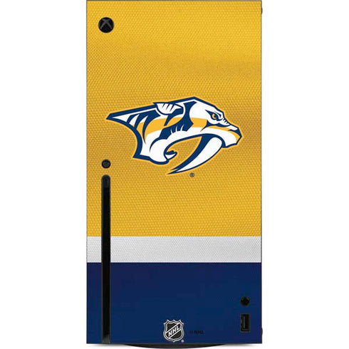 NHL Nashville Predators Alternate Jersey Xbox Series X Console Skin