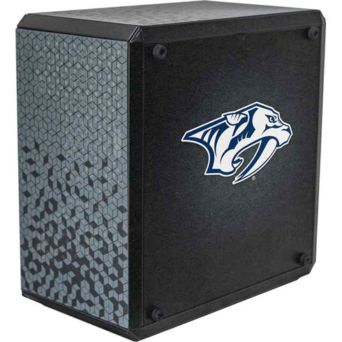 NHL Nashville Predators Black Background Cooler Master MasterBox Q300L Mini Tower Skin
