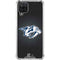 NHL Nashville Predators Black Background Galaxy A12 Clear Case