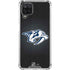 NHL Nashville Predators Black Background Galaxy A12 Clear Case