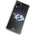 NHL Nashville Predators Black Background Galaxy A12 Clear Case
