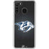 NHL Nashville Predators Black Background Galaxy A21 Clear Case