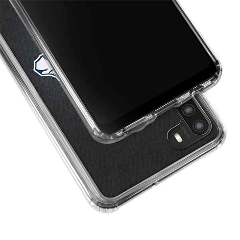 NHL Nashville Predators Black Background Galaxy A21 Clear Case