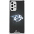 NHL Nashville Predators Black Background Galaxy A53 5G Clear Case