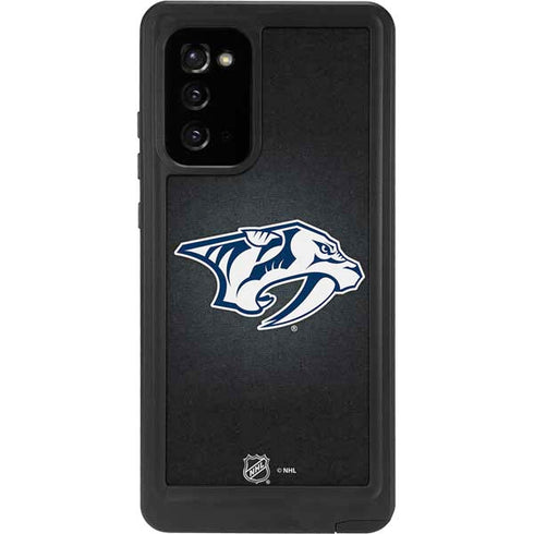 NHL Nashville Predators Black Background Galaxy Note20 5G Waterproof Case