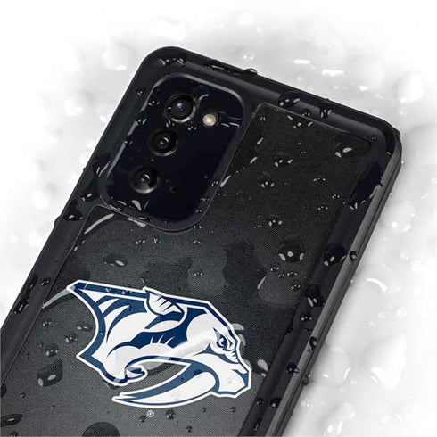 NHL Nashville Predators Black Background Galaxy Note20 5G Waterproof Case