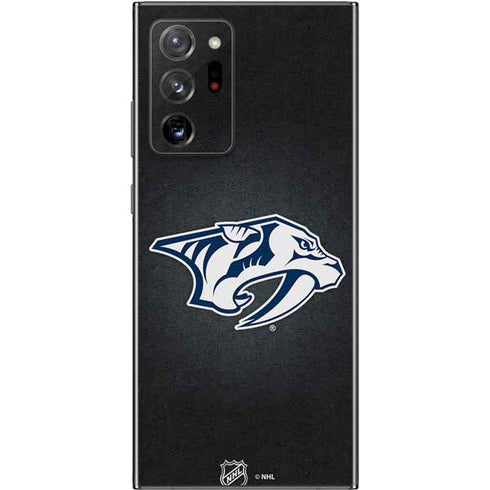 NHL Nashville Predators Black Background Galaxy Note20 Ultra 5G Skin