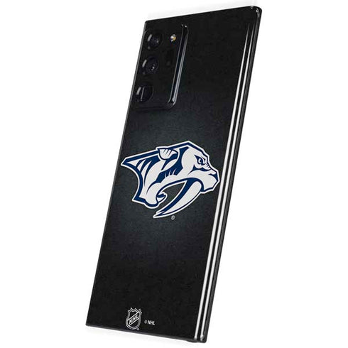 NHL Nashville Predators Black Background Galaxy Note20 Ultra 5G Skin