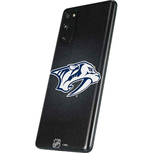 NHL Nashville Predators Black Background Galaxy S20 Fan Edition Skin