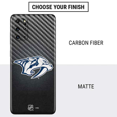 NHL Nashville Predators Black Background Galaxy S20 Plus Skin