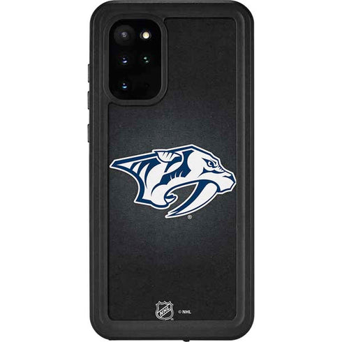NHL Nashville Predators Black Background Galaxy S20 Plus Waterproof Case