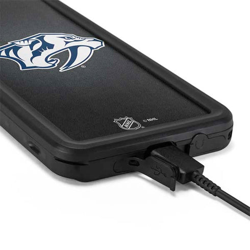 NHL Nashville Predators Black Background Galaxy S20 Plus Waterproof Case