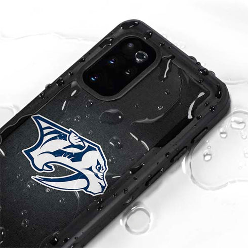 NHL Nashville Predators Black Background Galaxy S20 Plus Waterproof Case