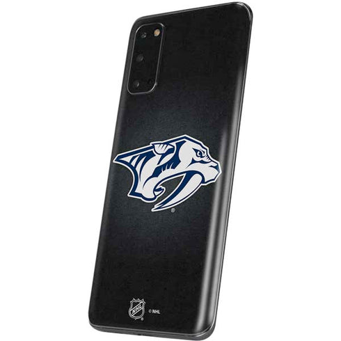 NHL Nashville Predators Black Background Galaxy S20 Skin