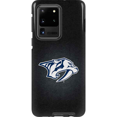 NHL Nashville Predators Black Background Galaxy S20 Ultra 5G Pro Case